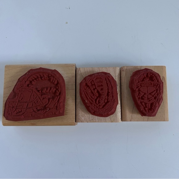 Stampin’ up! 2004 13 pc wood stamps - SPORTS - Picture 5 of 8